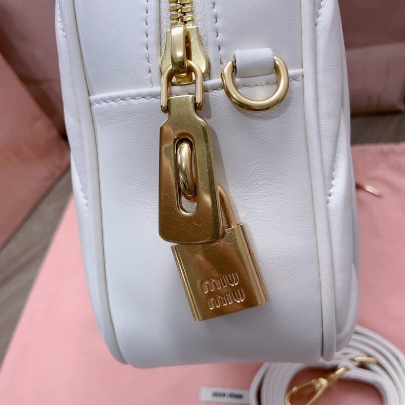 Replica Miu Miu Arcadie Medium White - high-quality designer bag clone