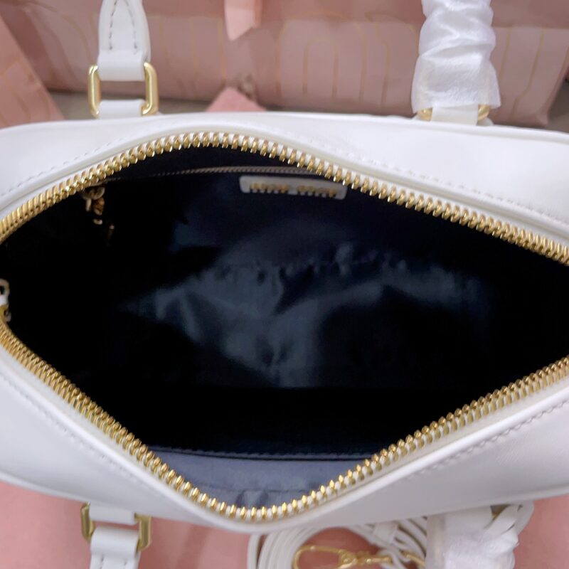 Replica Miu Miu Arcadie Medium White - realistic designer-inspired fake bag