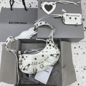 Replica Balenciaga Le Cagole White - authentic-look luxury purse replica