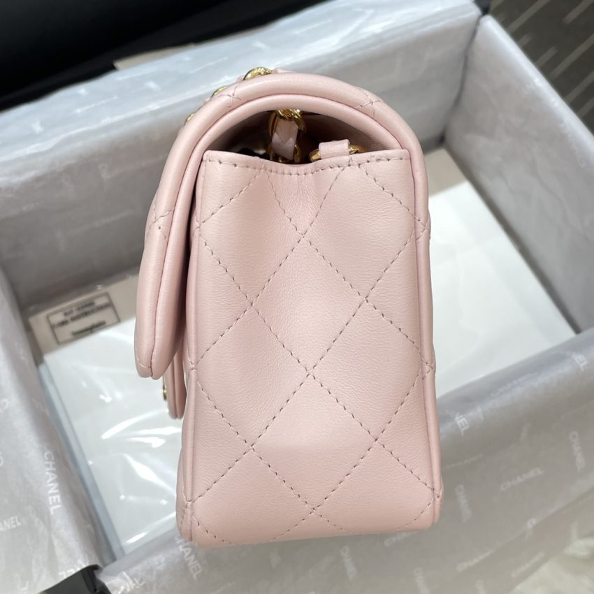 Replica CHANEL Classic Flap 20cm Pink - top-rated replica designer bag
