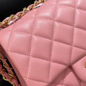 Replica CHANEL Classic Flap 17cm Pink - premium-grade designer purse dupe