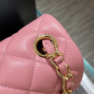 Replica CHANEL Classic Flap 17cm Pink - top-rated replica designer bag