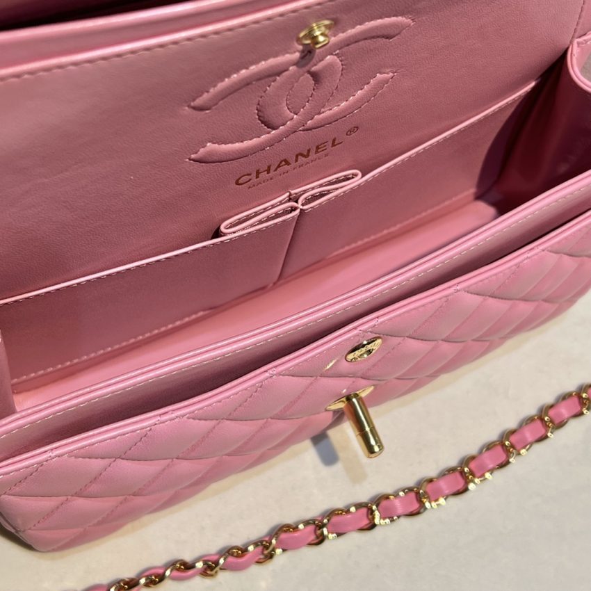 Replica CHANEL Classic Flap 23cm Pink - authentic-look luxury purse replica