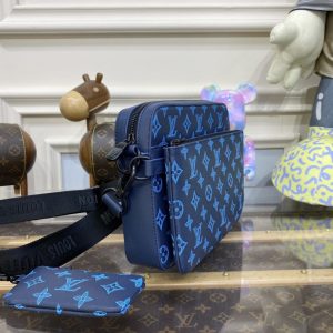 Replica Louis Vuitton Trio Messenger Blue - high-end fake designer purse