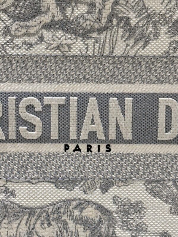 Replica Dior Tote Book Tiger Grey - authentic-look luxury purse replica