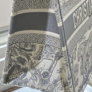 Replica Dior Tote Book Tiger Grey - 1:1 designer replica handbag