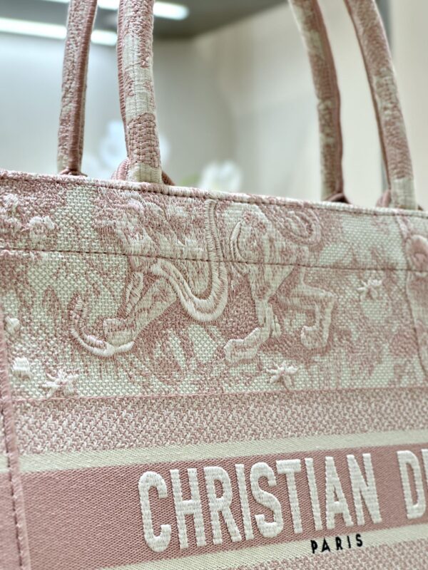 Replica Dior Tote Book Pink Tiger - realistic designer-inspired fake bag