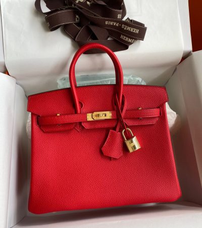 Replica Hermes Top Quality Replica Bag ShopRed Togo Gold - top-rated replica designer bag