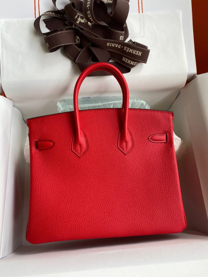 Replica Hermes Top Quality Replica Bag ShopRed Togo Gold - 1:1 designer replica handbag