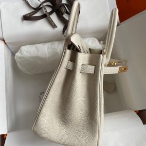 Replica Hermes Top Quality Replica Bag ShopWhite Togo Gold - premium-grade designer purse dupe