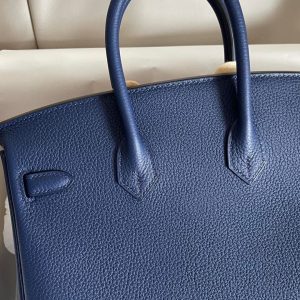 Replica Hermes Top Quality Replica Bag ShopSapphire Blue Togo - premium-grade designer purse dupe