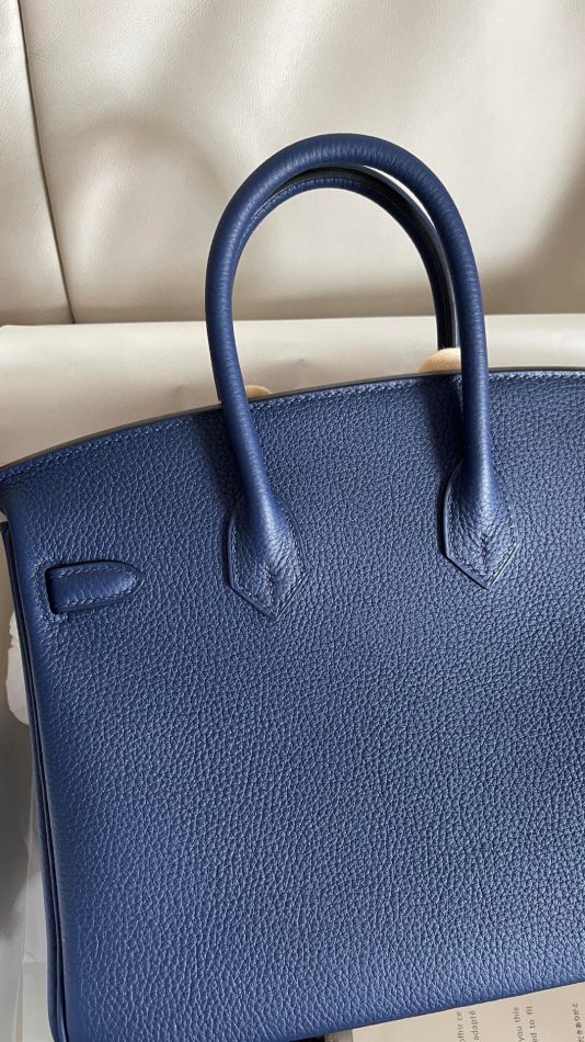 Replica Hermes Top Quality Replica Bag ShopSapphire Blue Togo - premium-grade designer purse dupe