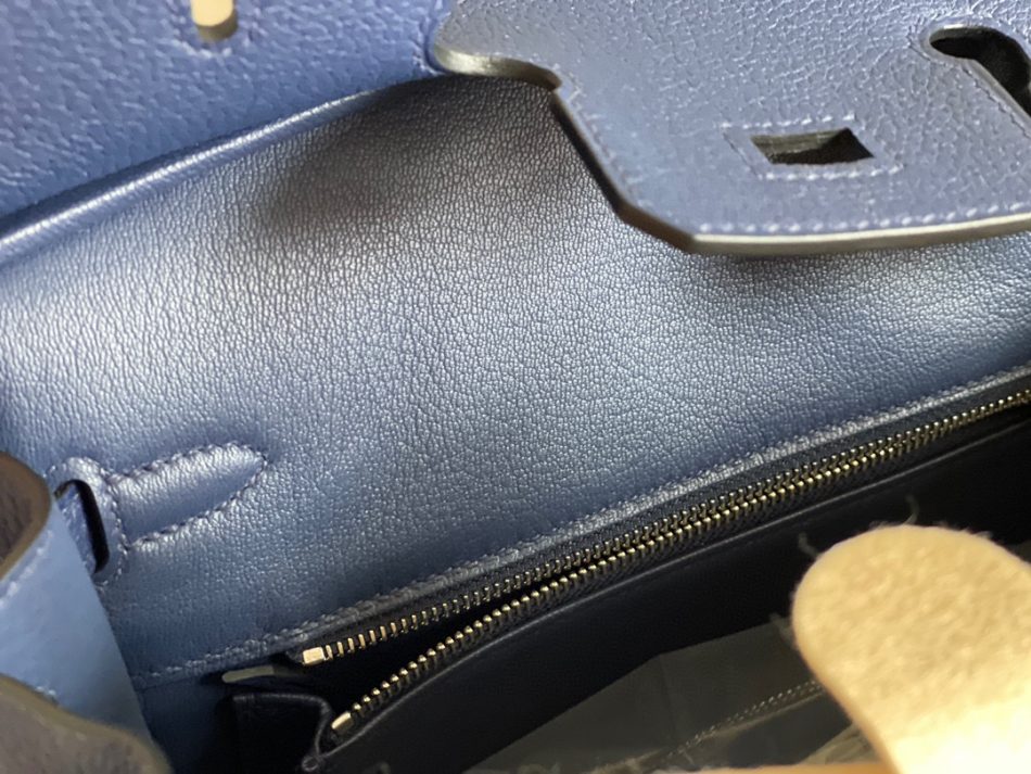 Replica Hermes Top Quality Replica Bag ShopSapphire Blue Togo - realistic designer-inspired fake bag