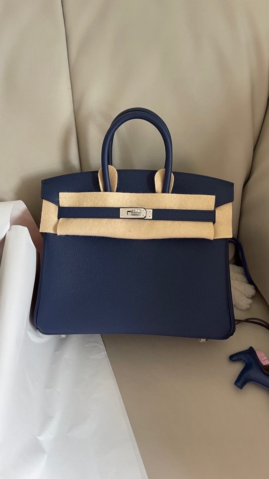 Replica Hermes Top Quality Replica Bag ShopSapphire Blue Togo - premium-grade designer purse dupe