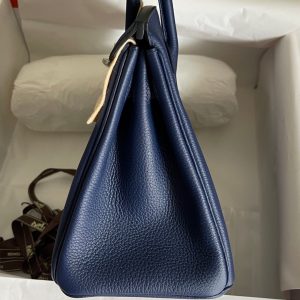 Replica Hermes Top Quality Replica Bag ShopSapphire Blue Togo - authentic-look luxury purse replica