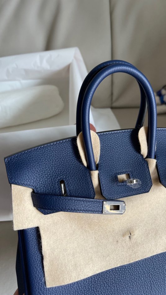 Replica Hermes Top Quality Replica Bag ShopSapphire Blue Togo - premium 1:1 fake handbag model
