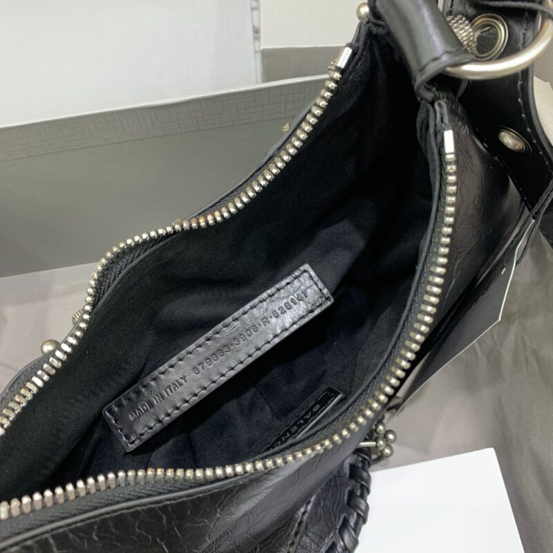 Replica Balenciaga Le Cagole Black Silver - high-accuracy replica luxury purse