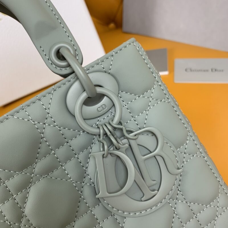 Replica Lady Dior Matte Grey ABC - best-selling designer handbag dupe