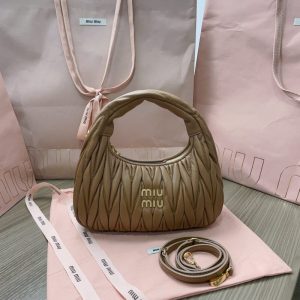 Replica Miu Miu Wander Brown - best quality luxury bag dupe
