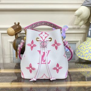 Replica Louis Vuitton NeoNoe BB White Pink - near-authentic luxury replica handbag