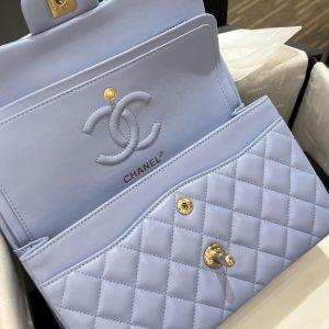 Replica CHANEL Classic Flap 23cm Light Blue - high-end fake designer purse