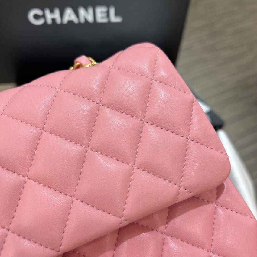 Replica CHANEL Classic Flap 25cm Pink - premium 1:1 fake handbag model