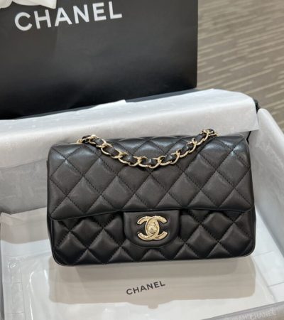 Replica CHANEL Classic Flap 20cm Black - top-tier luxury replica shoulder bag