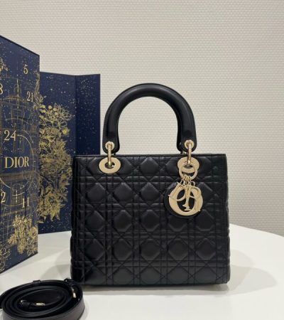 Replica Lady Dior Large Black - premium-grade designer purse dupe