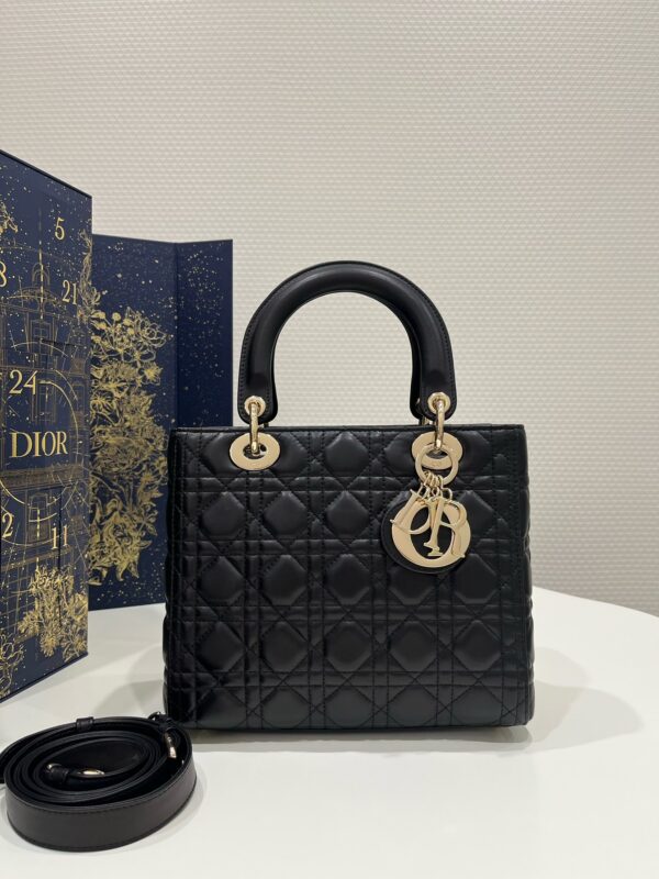 Replica Lady Dior Large Black - premium-grade designer purse dupe