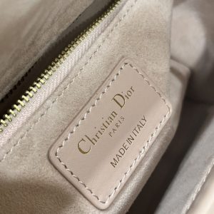 Replica Lady Dior Pale Pink ABC - top-tier luxury replica shoulder bag