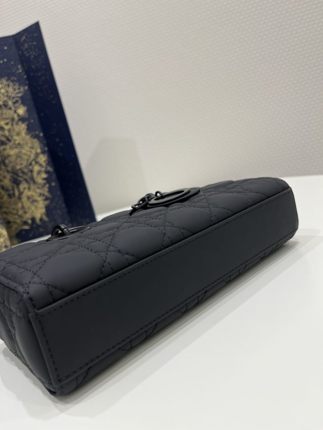 Replica Dior Lady D-Joy Bag Black Matte - near-authentic luxury replica handbag
