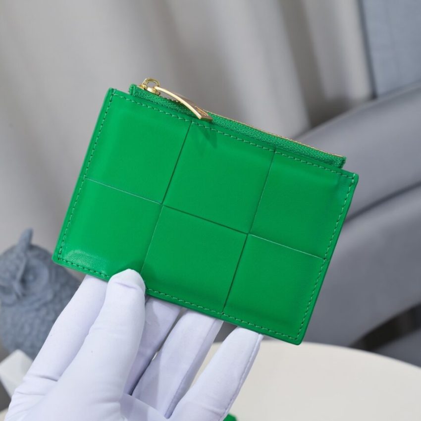 Replica Bottega Veneta Large Zipper Card Holder - best quality luxury bag dupe