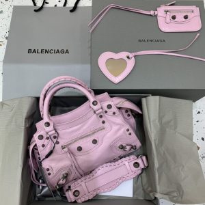 Replica Balenciaga Le City Pink - best quality luxury bag dupe