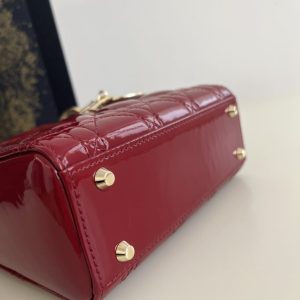 Replica Lady Dior Mini Red Patent - best-selling designer handbag dupe
