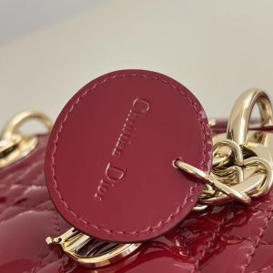 Replica Lady Dior Mini Red Patent - best-selling designer handbag dupe