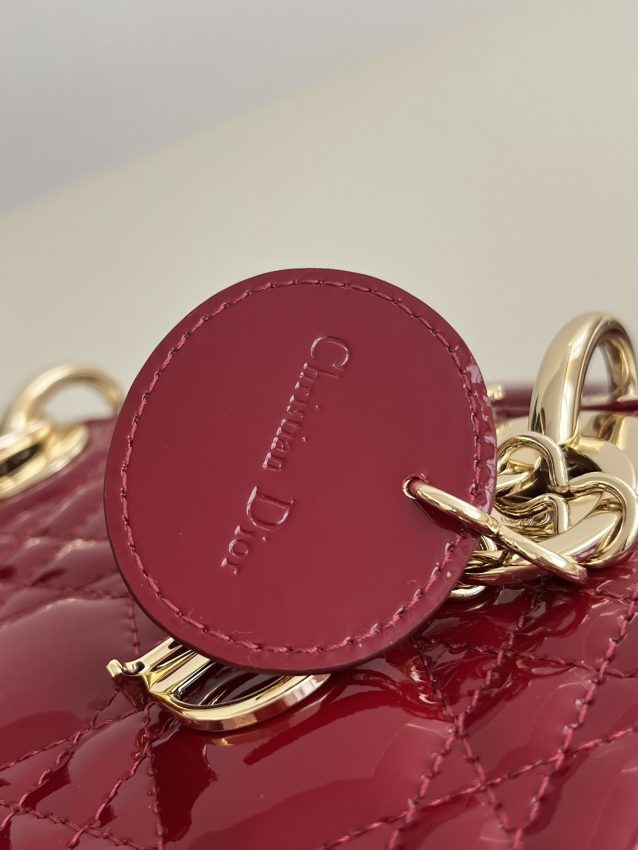 Replica Lady Dior Mini Red Patent - best-selling designer handbag dupe