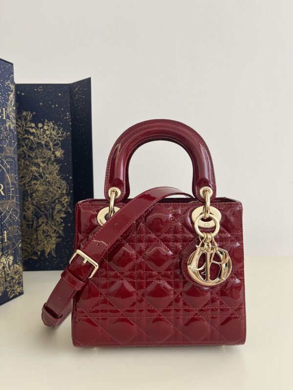 Replica Lady Dior Patent Red - high-end fake designer purse