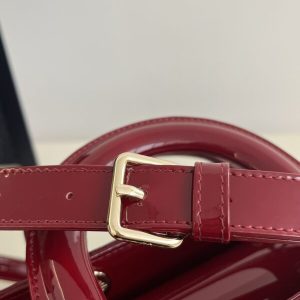 Replica Lady Dior Patent Red - near-authentic luxury replica handbag