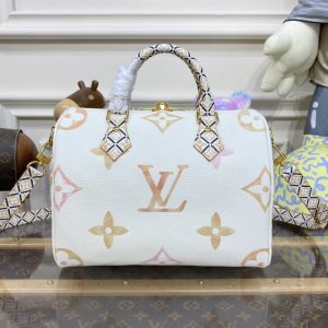 Replica Louis Vuitton Speedy Bandouliere 25 Apricot - ultra-realistic fake designer tote