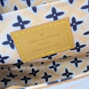 Replica Louis Vuitton Felicie Pochette White Apricot - premium 1:1 fake handbag model