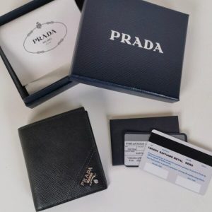 Replica Prada Saffiano Short Wallet - top-tier luxury replica shoulder bag