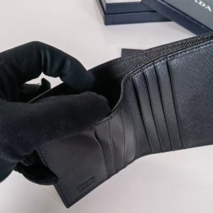 Replica Prada Saffiano Short Wallet Golden - best-selling designer handbag dupe