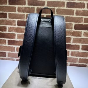 Replica Gucci Medium Backpack Full Black - premium 1:1 fake handbag model