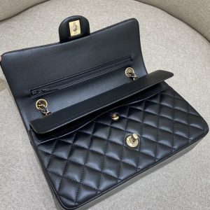 Replica CHANEL Classic Flap 25cm Black Gold - high-quality designer bag clone
