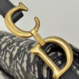 Replica Dior Saddle Bag Small CD Canvas - high-quality designer bag clone