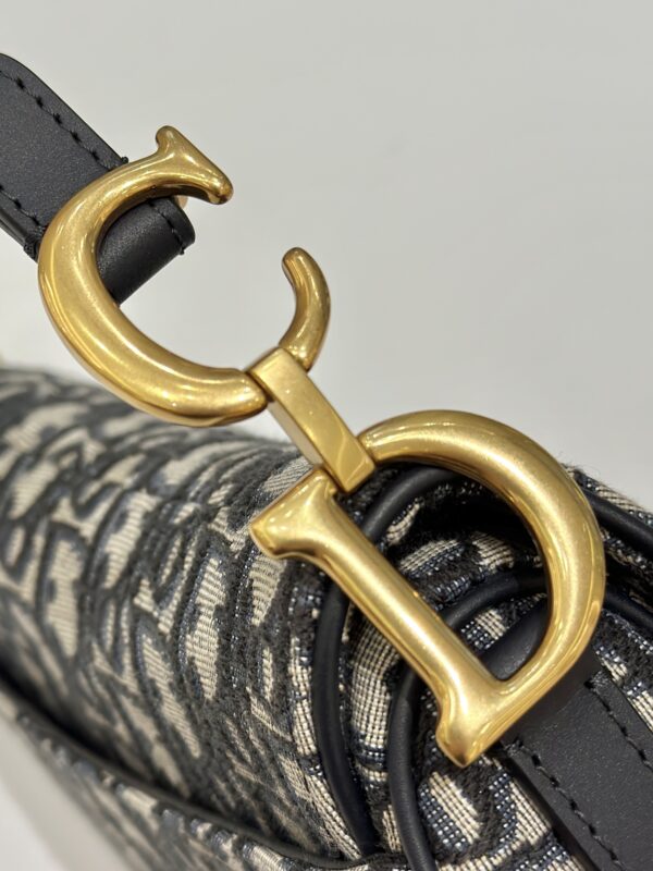 Replica Dior Saddle Bag Small CD Canvas - high-quality designer bag clone