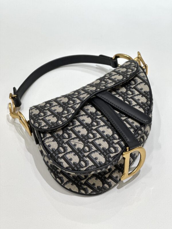 Replica Dior Saddle Bag Small CD Canvas - realistic designer-inspired fake bag