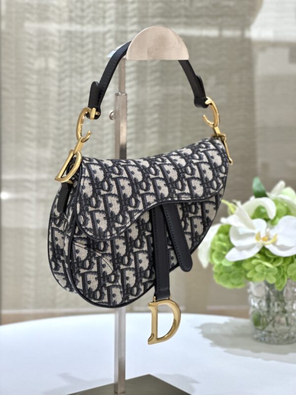 Replica Dior Saddle Bag Small CD Canvas - elite superclone designer purse