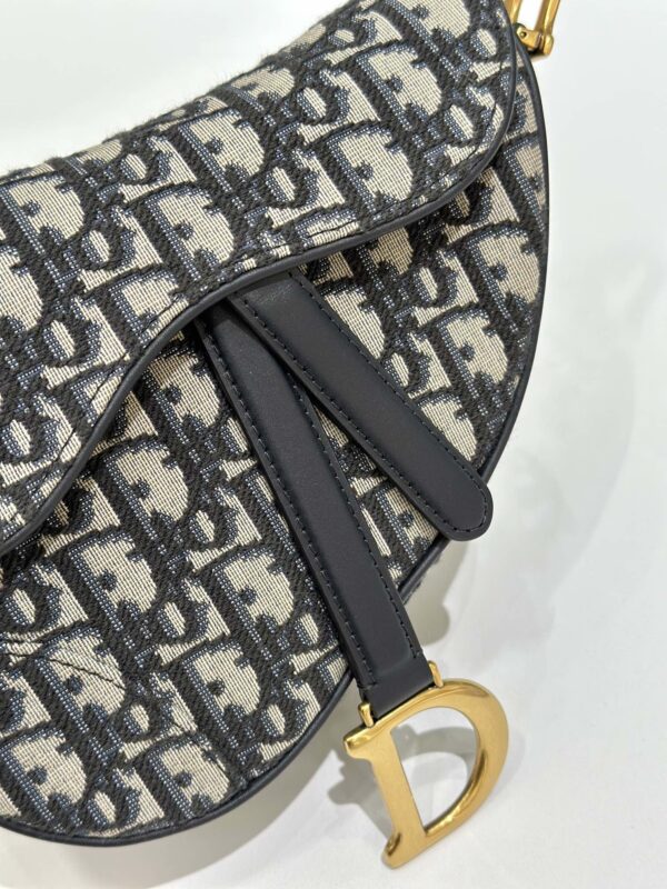 Replica Dior Saddle Bag Small CD Canvas - 1:1 designer replica handbag