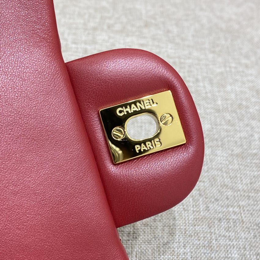 Replica CHANEL Classic Flap 17cm Red - high-accuracy replica luxury purse